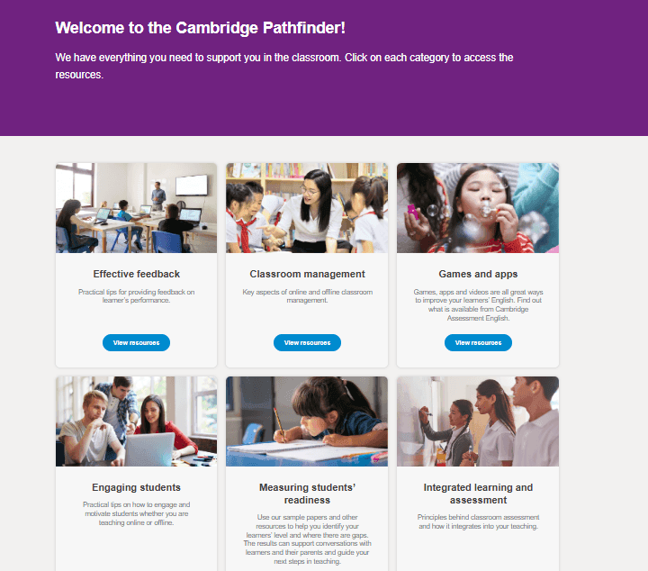 Cambridge Pathfinder: Enhance your teaching and grow professionally 