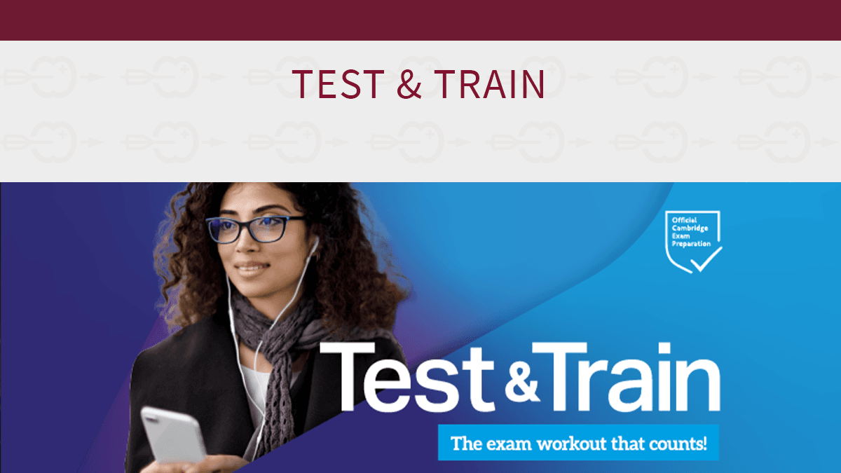 Latest digital learning materials – Test & Train 
