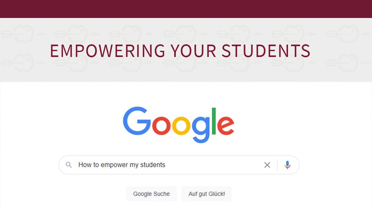 Empowering your students – developing learner autonomy