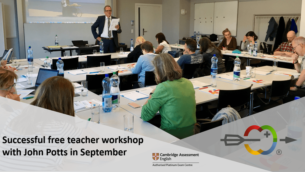 Successful free teacher workshop with John Potts in September