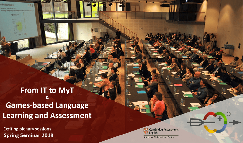 Spring Seminar 2019 – exciting plenary topics! "From IT to MyT" and “Games-based Language Learning and Assessment” 