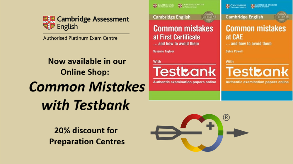 Cambridge English: Common Mistakes with Testbank – 20% discount for Preparation Centres