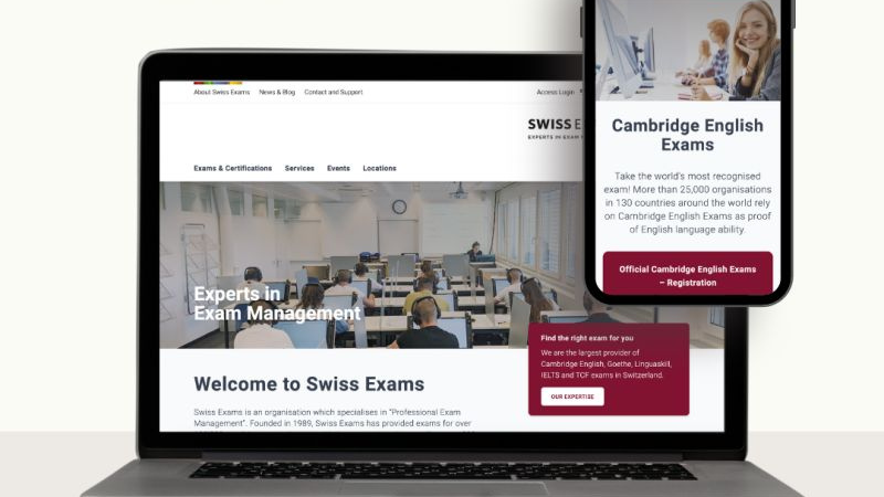 Get more from the fresh Swiss Exams website 