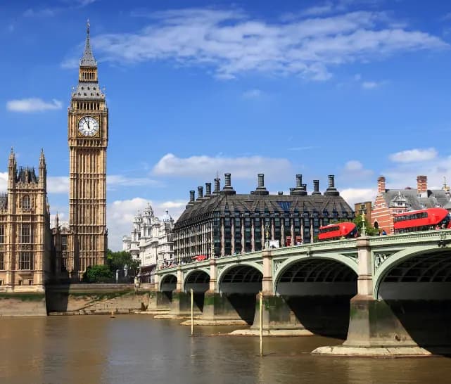 The beautiful London! Houses of parliament and Themes