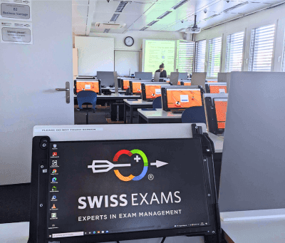 Cambridge exam venue with computers | Swiss Exams