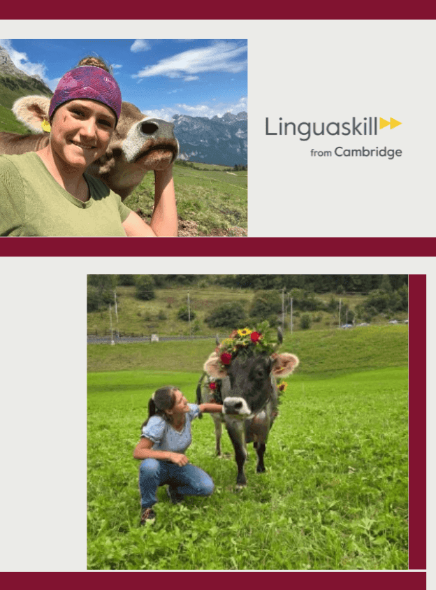Farming apprenticeship sits the Cambridge B2 First exam
